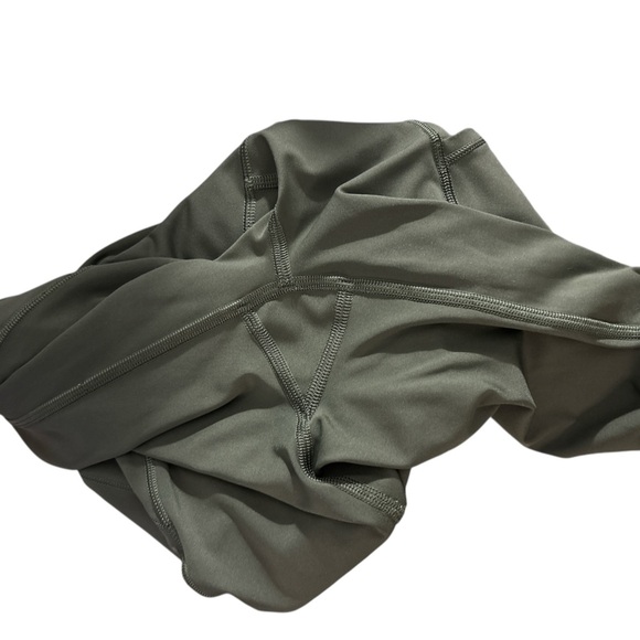 Lululemon Fast and Free Tight II 25" *Non-Reflective Nulux Dark Olive Size 0 - Picture 6 of 9